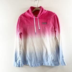 Vineyard Vines Shep Pullover Sweatshirt Red White Blue XS